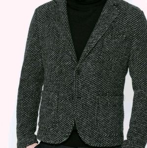 ZARA MEN Grey and black casual blazer